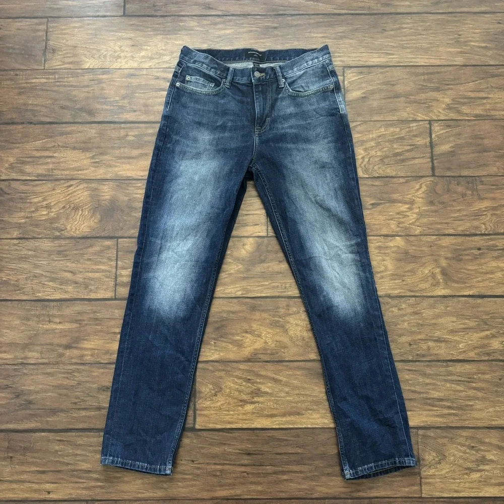 Banana Republic Athletic Fit Dark Wash Stretch Denim Jeans Mens Size 32x32 Pants